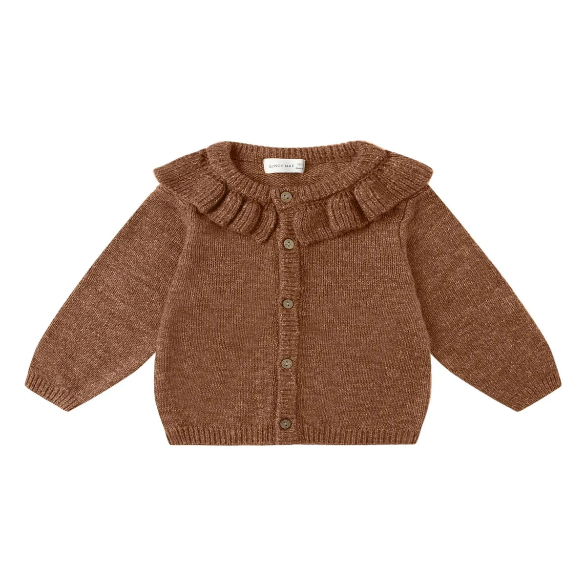 Quincy Mae - Recycled Fibers | Brown Flight Vest