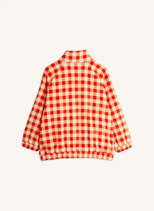 Mini Rodini - Gingham sweatshirt | Red