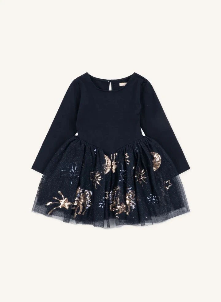 Konges Sløjd - Yvonne Etoiles Tulle Dress | Navy