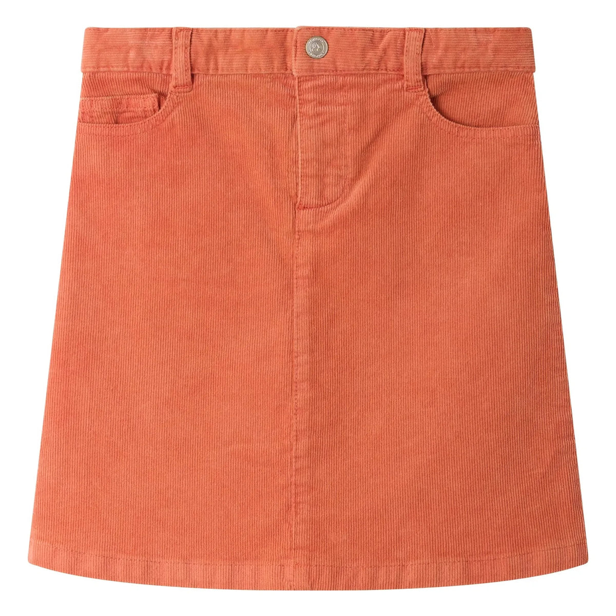 Bonpoint - Merryl Velvet Organic Cotton Skirt | Apricot