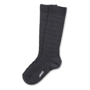 Collégien - Alix Merino Wool High Socks | Charcoal Grey