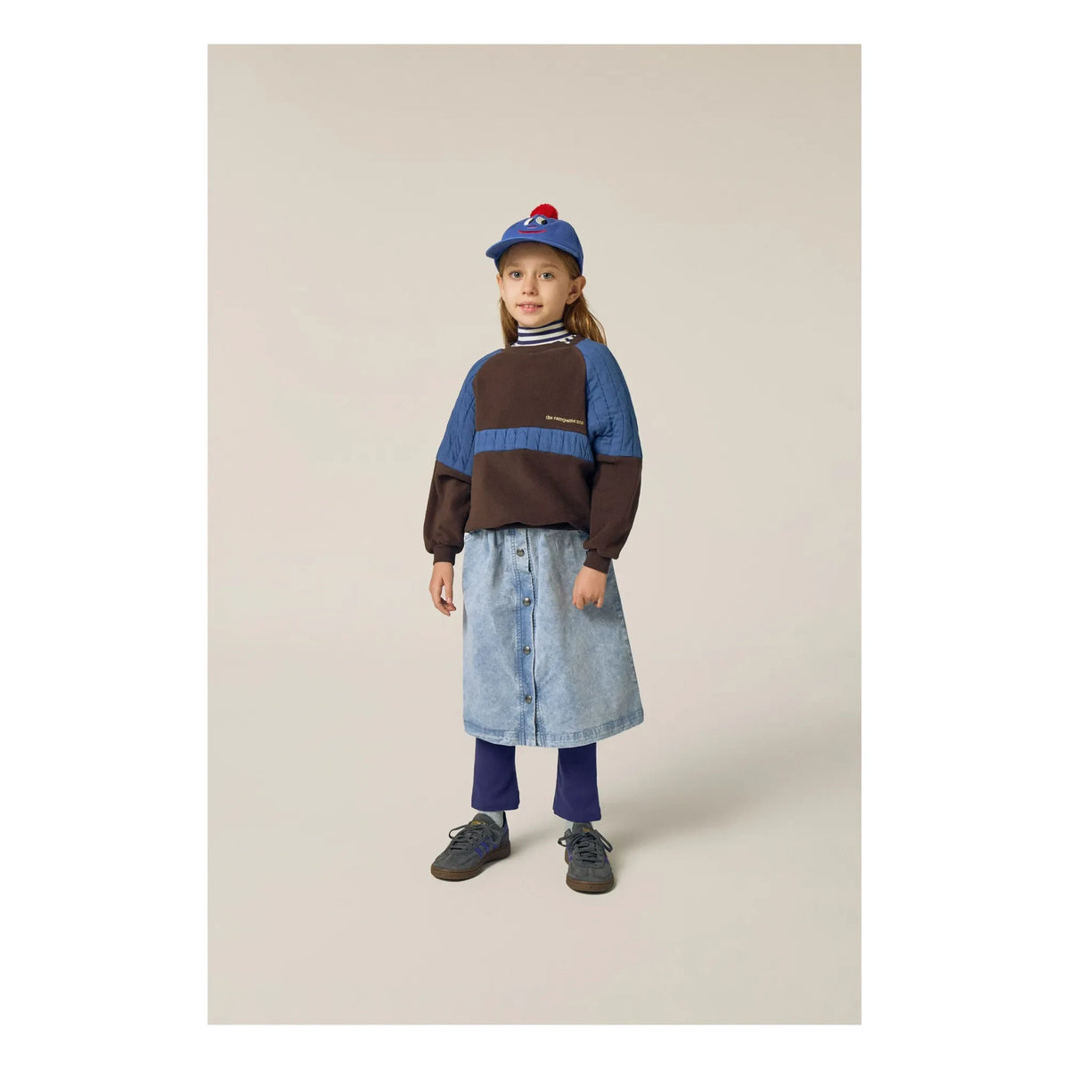 The Campamento - Quilted sweatshirt | Brown