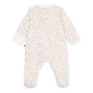 Petit Bateau - Pyjamas Dors Bien Flower Organic Cotton | White