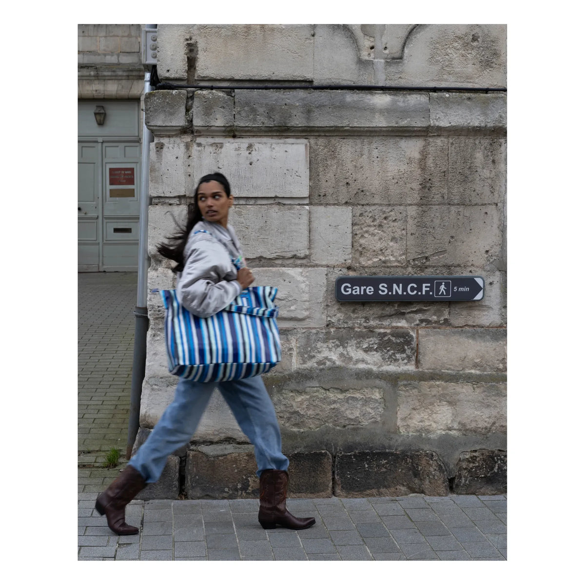 Kabas - Lined maxi bag | Blue