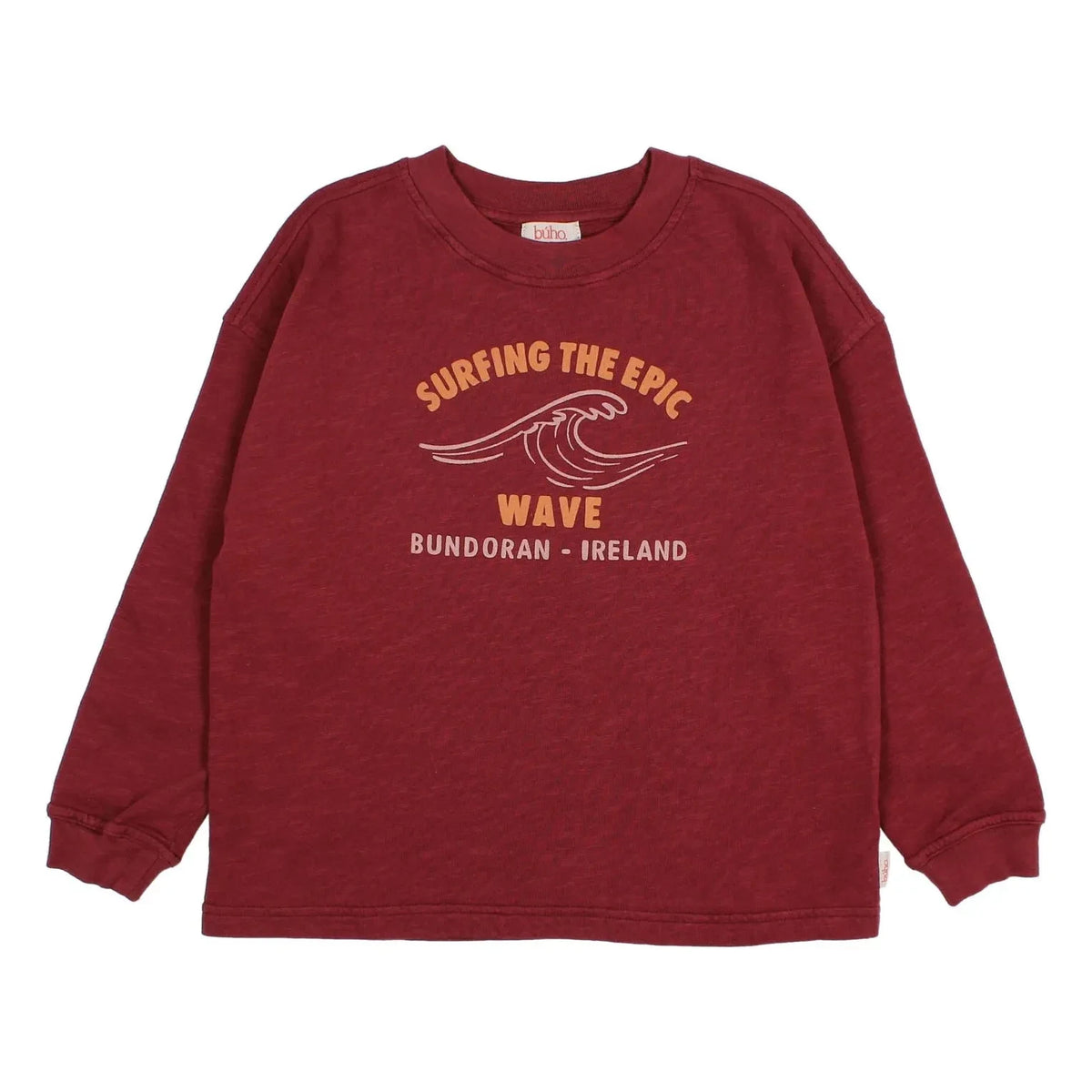 Búho - Unisex Organic Cotton T-Shirt | Burgundy