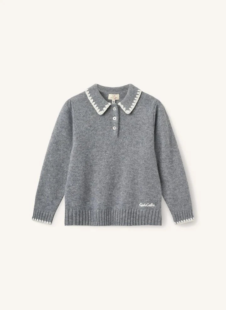 Copenhagen Colors - Wool and Cashmere Turtleneck Sweater | Grey