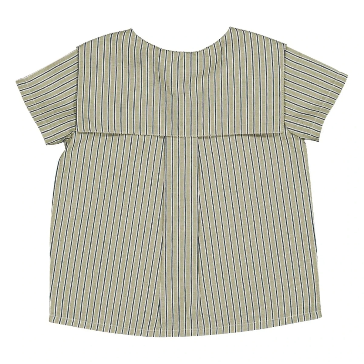 Loir - Lorette Striped Organic Cotton Shirt | Green