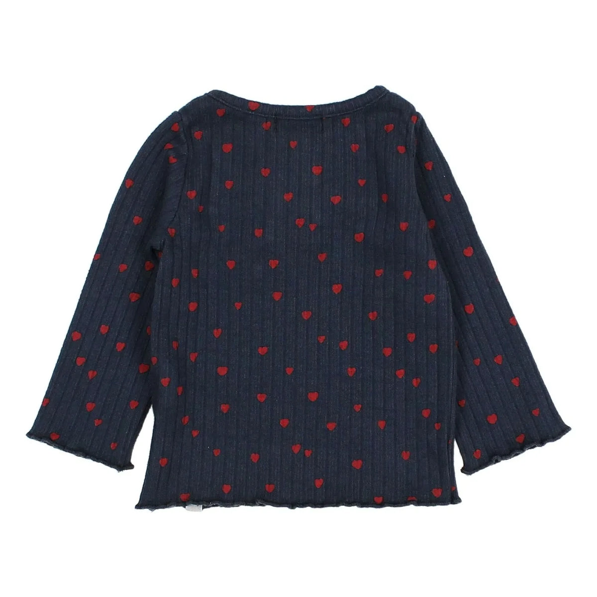 Búho - Mini Baby Hearts T-Shirt | Navy