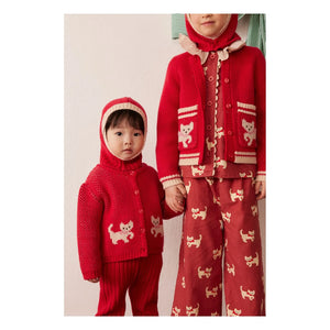 Hello Simone - Grizzly Cats Vest | Red
