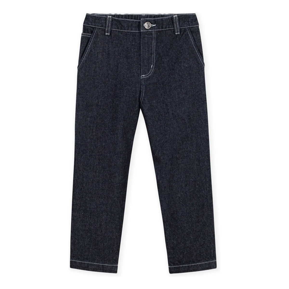 Petit Bateau - Organic Cotton Straight Leg Jeans | Dark Blue
