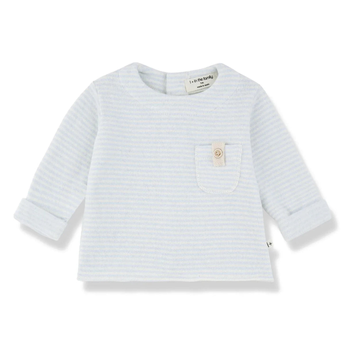 1+ in the family - Belfort Striped T-Shirt | Light Blue