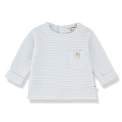 1+ in the family - Belfort Striped T-Shirt | Light Blue