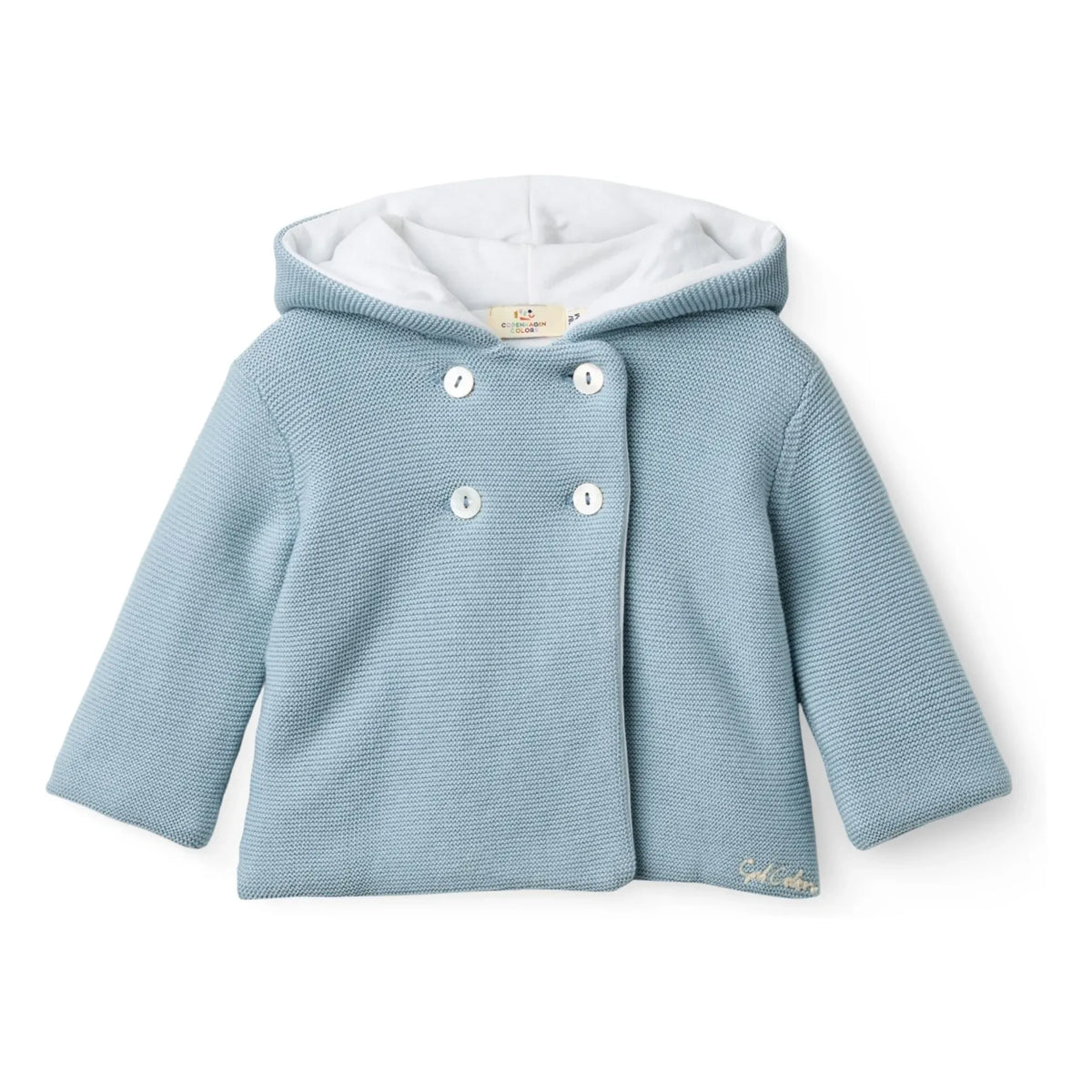 Copenhagen Colors - Organic Cotton Hooded Jacket | Light Blue