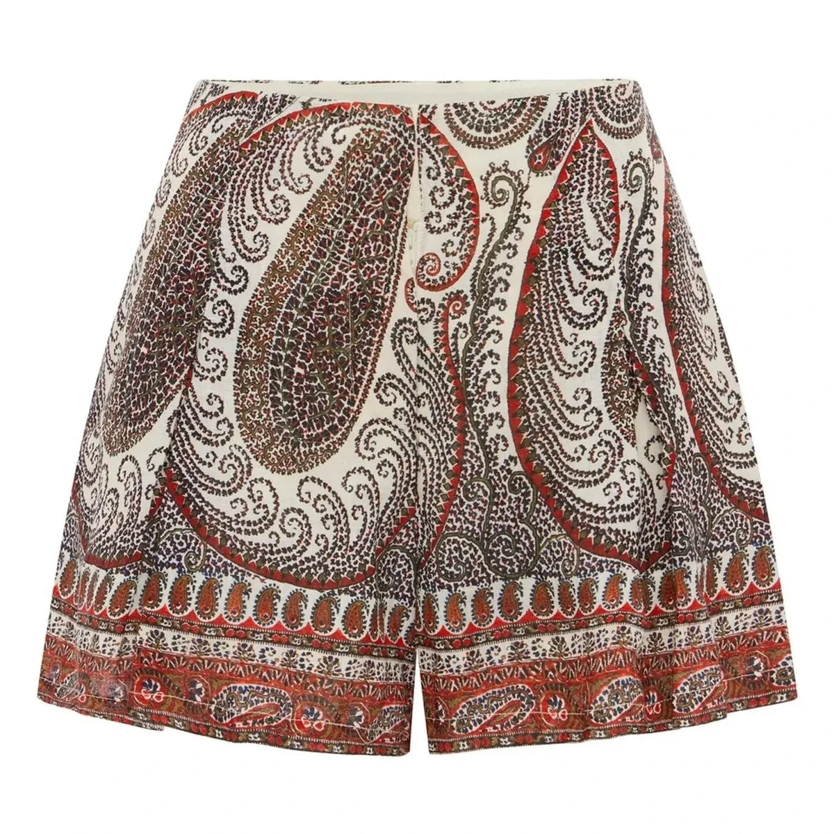 Boteh - Cassia Linen Shorts | Grey Brown