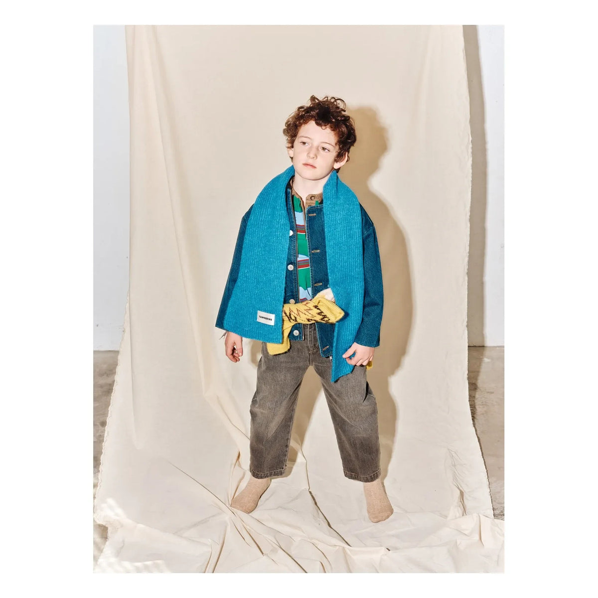 Tangerine - Jean Ballon | Charcoal Grey
