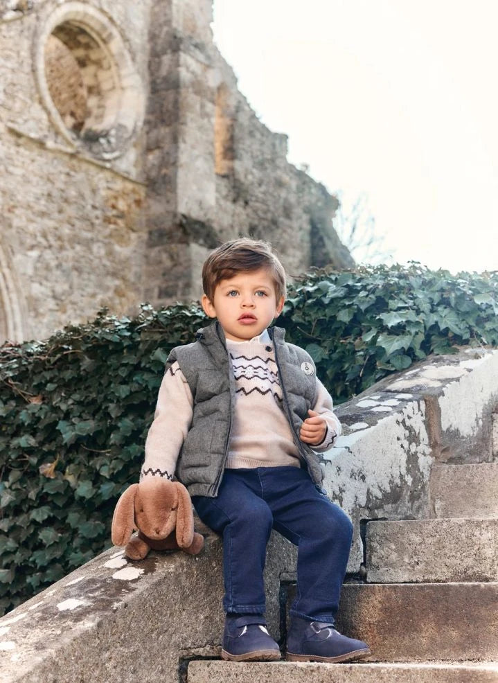 Tartine et Chocolat - Baby Straight Cut Pants | Indigo