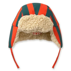 Tinycottons - Striped Beanie | Red