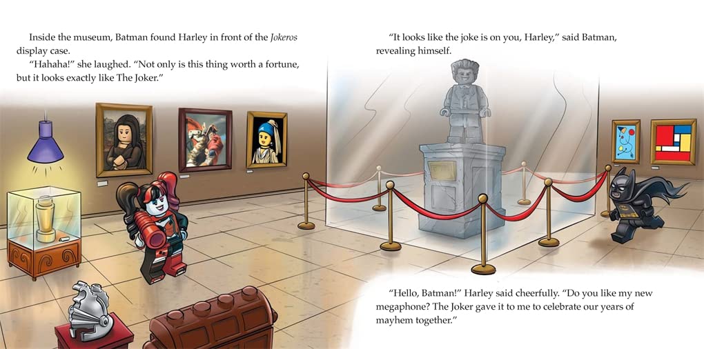 Buster Books - LEGO® DC Super Heroes™: Batman vs. Harley Quinn Figure Toy English Activity and Story Book