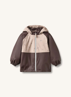 Wheat - Ajojo Raincoat Made from Recycled Fibers | Plum