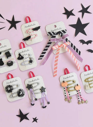 Rockahula Kids - 2-piece L'heure des Sorcières hair clip set | Black