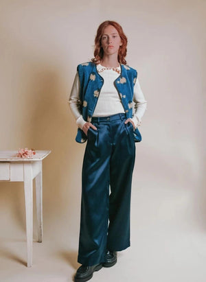 Emile et Ida - Etincelle Moutons Jacket | Blue