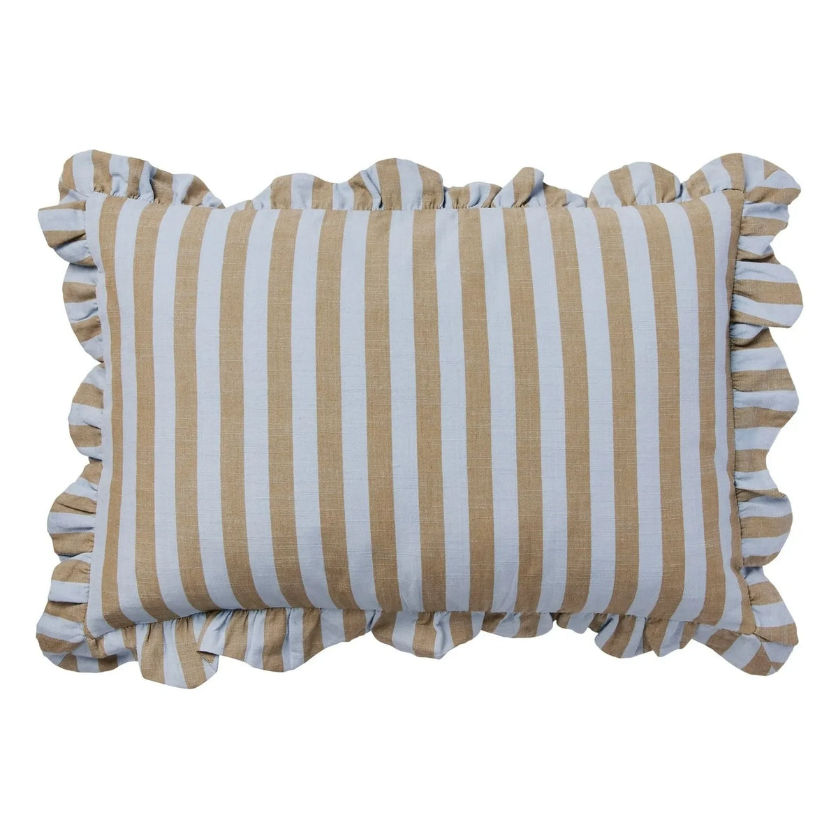 Broste Copenhagen - Ina Rectangular Cushion Cover | Blue