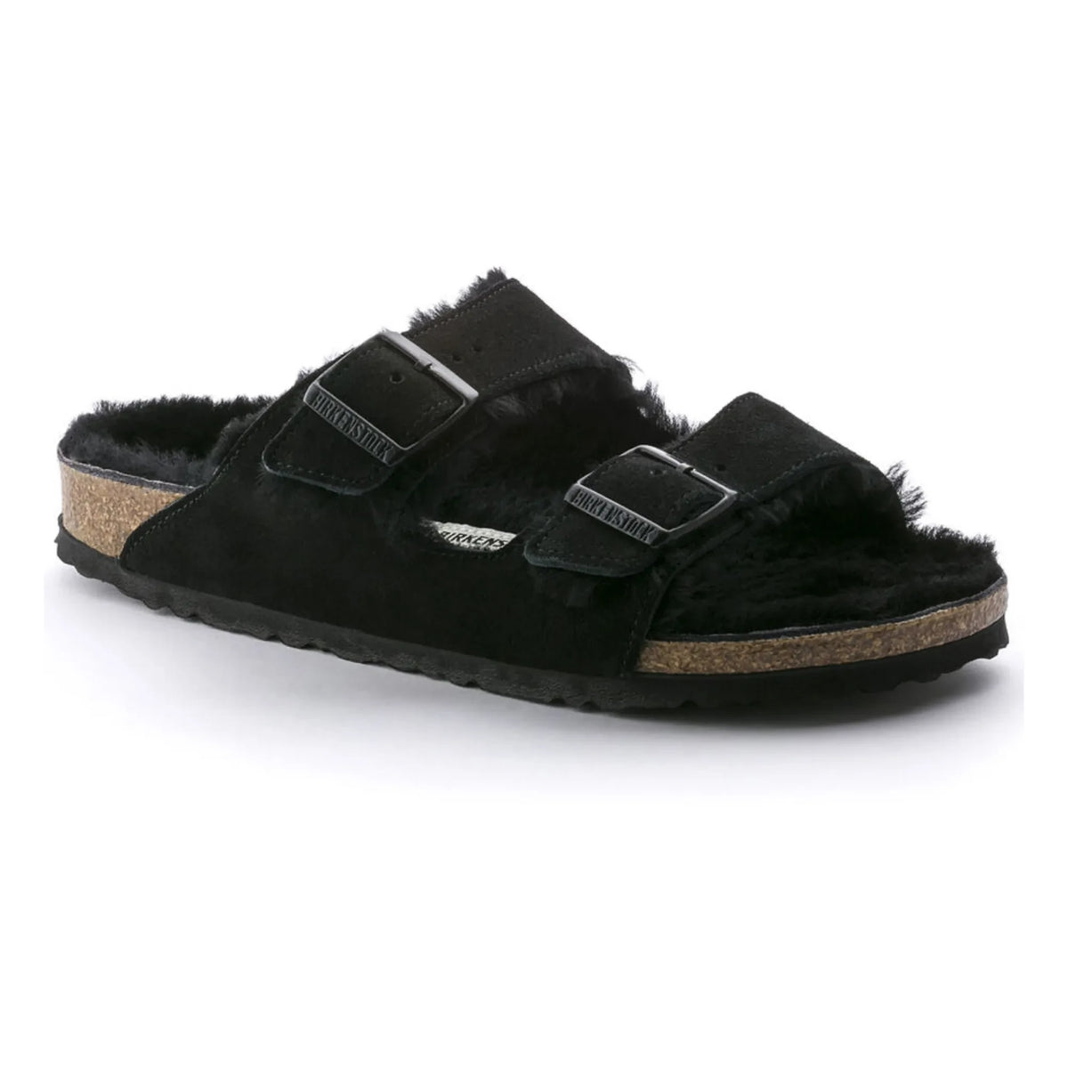 BIRKENSTOCK - Shearling Arizona Sandals - Adult Collection | Black
