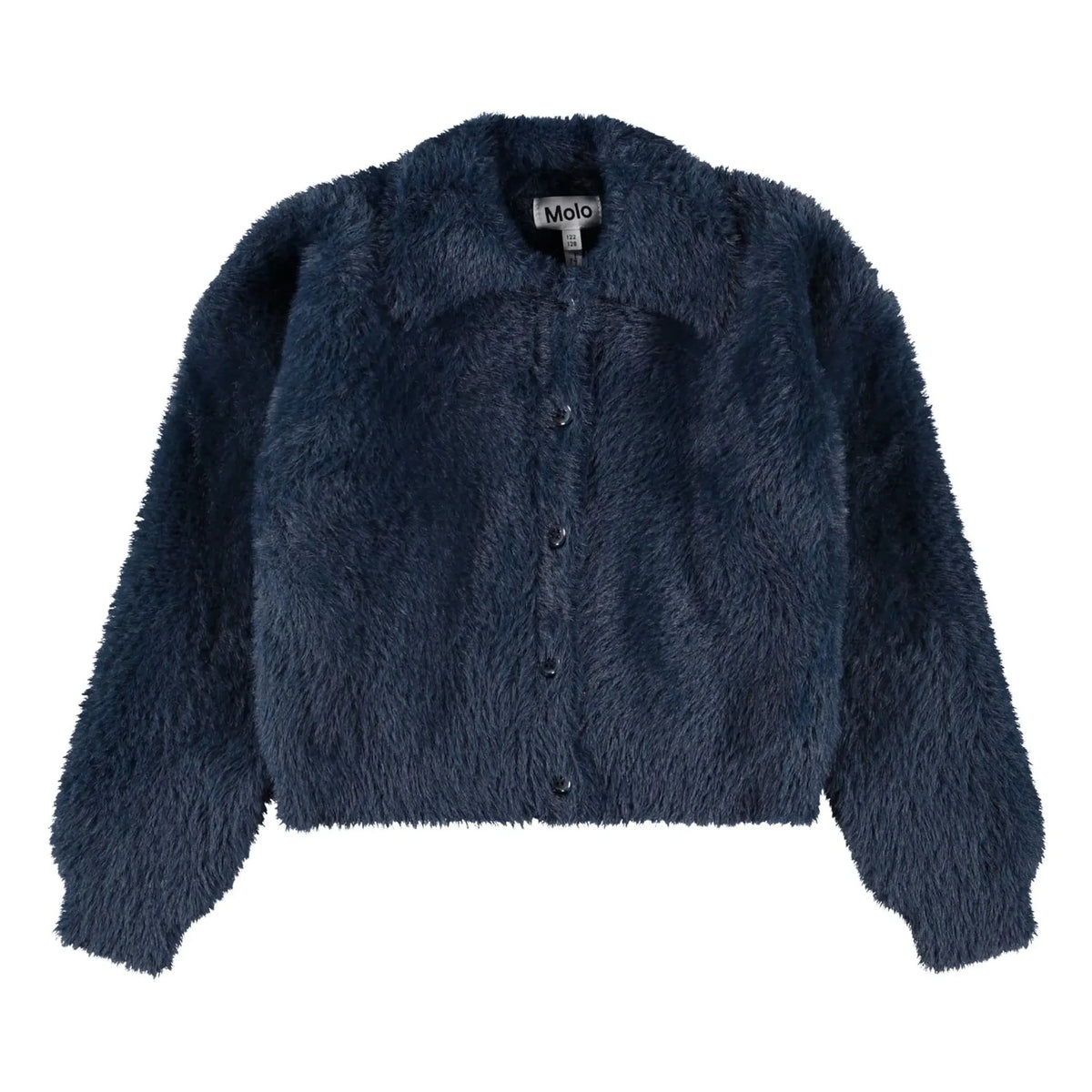 Molo - Gwen Faux Fur Jacket | Midnight Blue