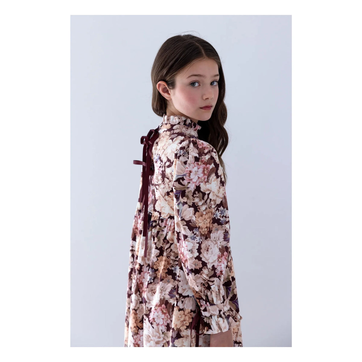 petite Amalie - Floral Dress | Faded Pink