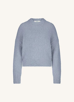 By Bar - Sonny Wool Sweater | Grey Blue