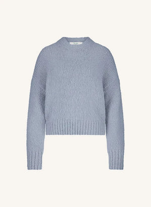 By Bar - Sonny Wool Sweater | Grey Blue