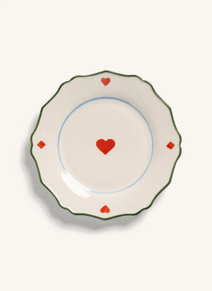 &Klevering - Heart and Clover Plates - 2-piece Set