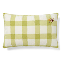 Editions Aimable - Hubert checked cushion | Green