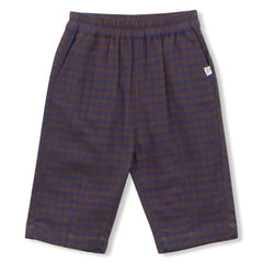 Arsène et Les Pipelettes - Organic Cotton Vichy Pants | Brown