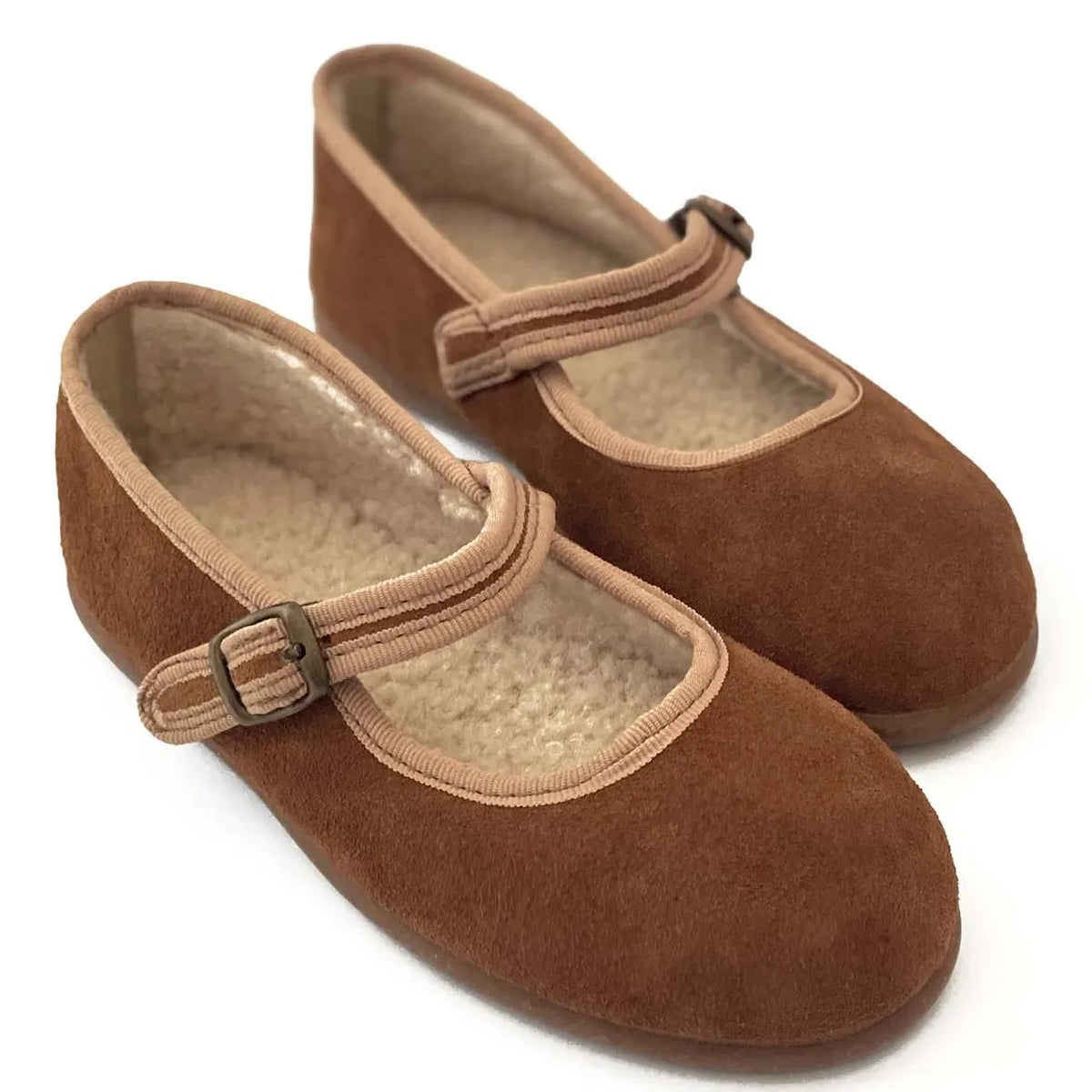 Hermosilla - Salamanca Cocoon Suede Flats | Camel
