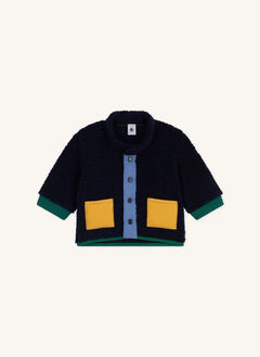 Petit Bateau - Sherpa-style jacket | Navy