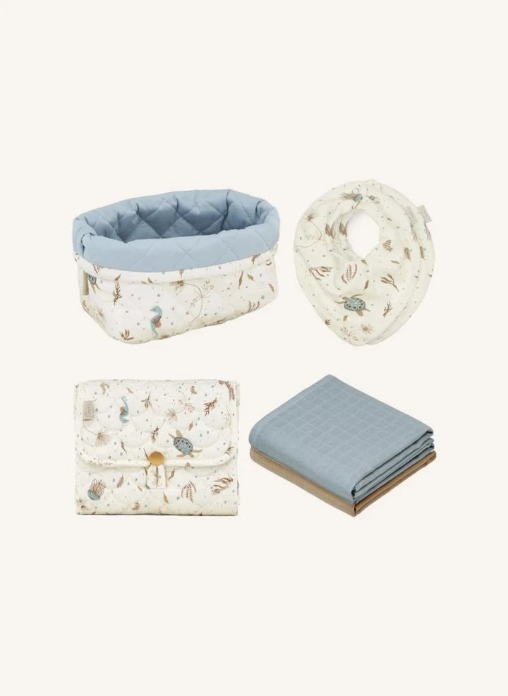 Cam Cam - Sea Garden Baby Gift Set | Blue