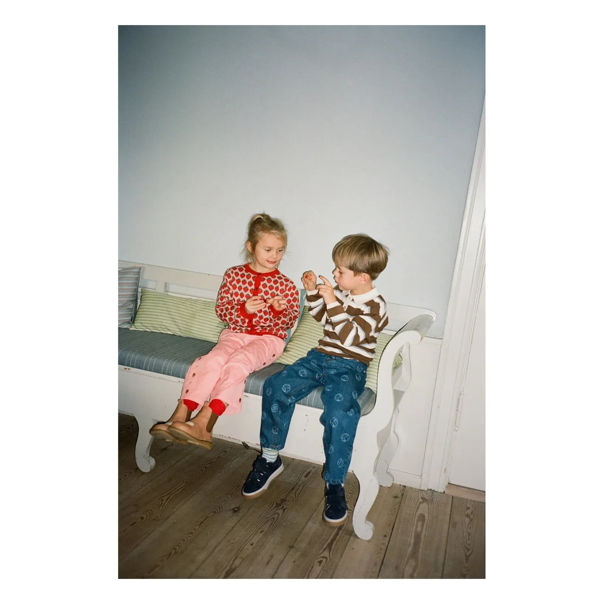 Flöss - Line Fraises Cardigan | Red