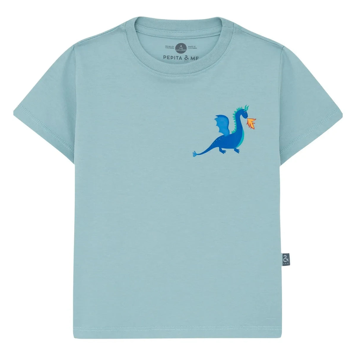 Pepita & Me - Dragon T-shirt | Steel