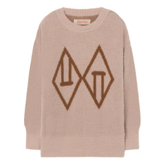 The Animals Observatory - Bull Graphic Sweater | Beige