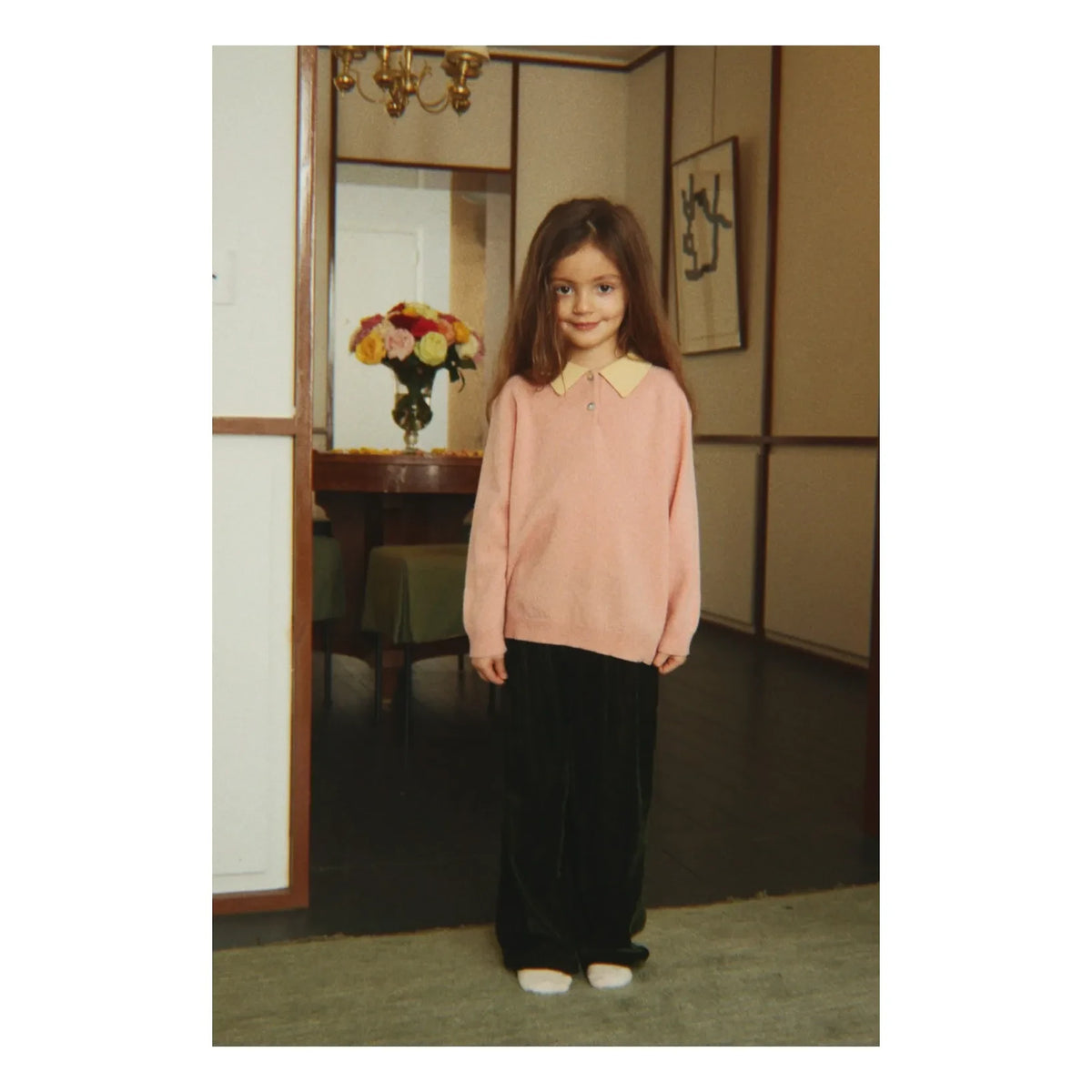 Konges Sløjd - Basi Wool Polo Shirt | Pink