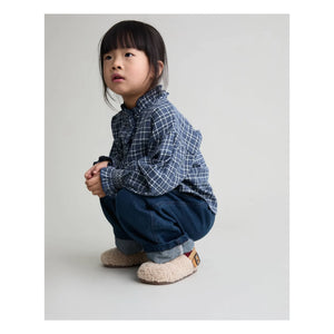 Búho - Tartan blouse | Navy