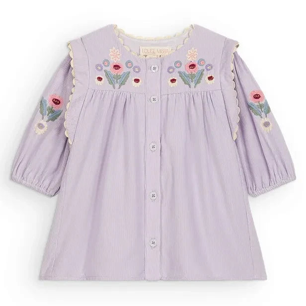 Louise Misha - Anette organic cotton dress | Plum
