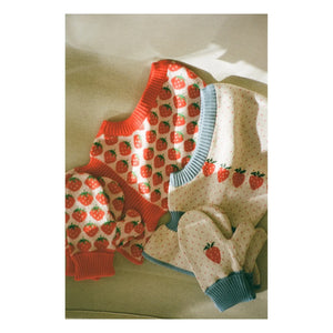 Flöss - Strawberry Line Mittens | Red