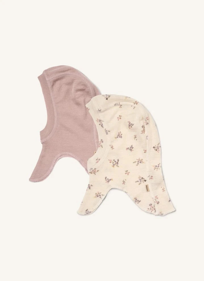Wheat - 2-Pack Felix Fleuries Wool Balaclava | Ecru