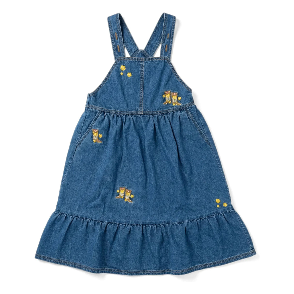 Hundred Pieces - Giant Apron Dress Boots | Blue