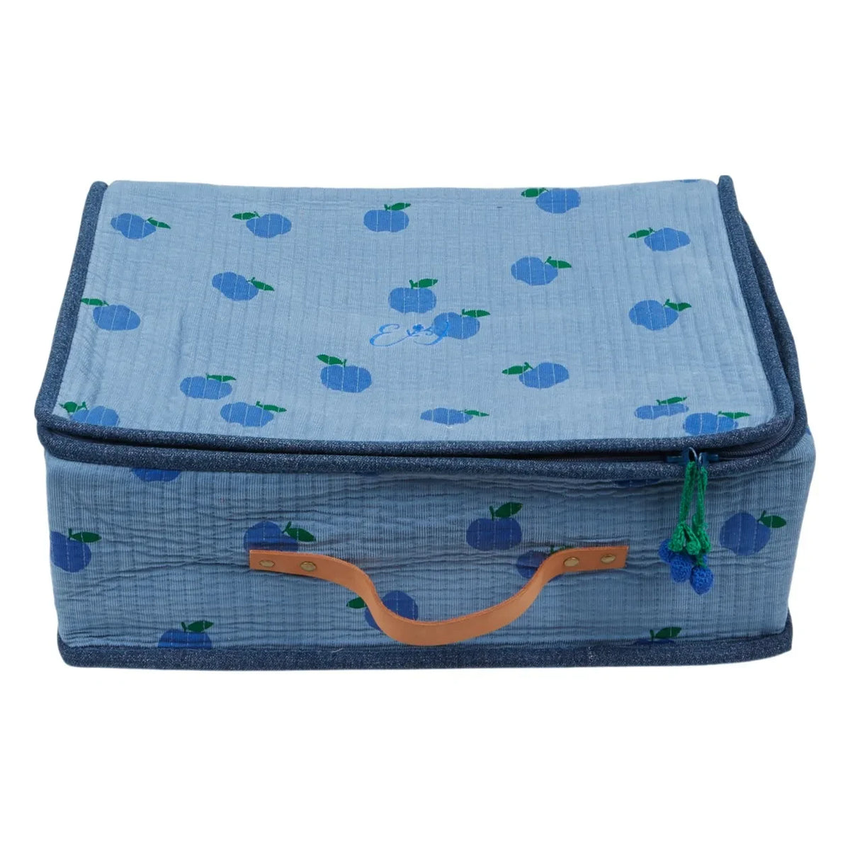 Emile et Ida - Apples XL Storage Case | Blue