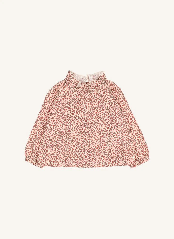 Búho - Ruffled Baby Blouse | Burgundy