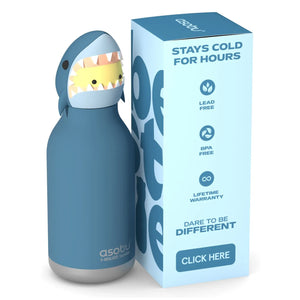Asobu - Shark Stainless Steel Water Bottle | Blue