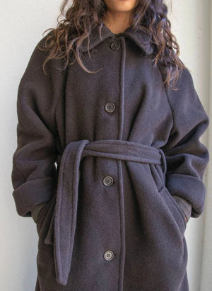 THEAVANT - Recycled Wool School Coat | Brown